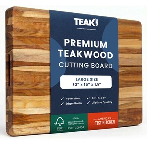 Tablas de cortar y picar de madera de teca, OEM, personalizadas, al por mayor |   Aqdus Saleem India - Product Image 1