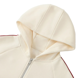 เสื้อฮู้ดดี้ผู้ชายพิมพ์ลายกราฟิกคุณภาพสูง ทรงปกติ ไซส์ใหญ่ ผ้าฝ้าย สีพื้น โลโก้สั่งทำได้ สไตล์วินเทจ - Product Image 3