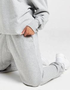 Ensemble de pantalons de survêtement à capuche en molleton de coton 100% personnalisé survêtement d'hiver respirant et lourd pour la maternité écologique vente en gros - Product Image 2