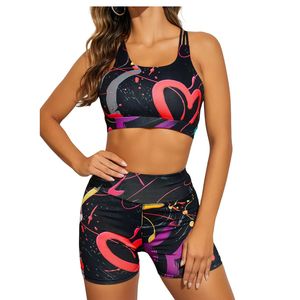 Nuevo Conjunto Deportivo de Sujetador Deportivo y Pantalones Cortos para Mujer, Sublimado, Sin Costuras, para Yoga, Fitness, Gimnasio, Ropa Deportiva de Alta Calidad, OEM - Product Image 1
