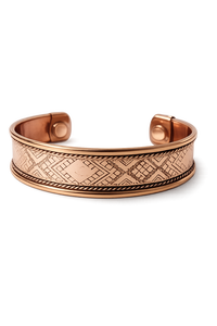 Pulsera de Cobre Martillado Hecha a Mano, Creaciones Antiguas, Joyería Ayurvédica de Lujo, Personalización con Logotipo, Regalo de Acción de Gracias - Product Image 2