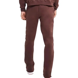 Ensemble deux pièces personnalisé de haute qualité surdimensionné coton Joggers pantalon de survêtement évasé à capuche 3D bouffée impression hommes polaire survêtement 2 pièces - Product Image 5