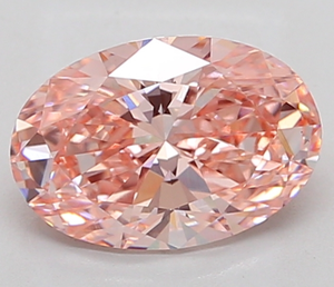 Magnífico Diamante Natural Suelto de Color Rosa Intenso, Forma Ovalada, 2.50-2.60 Ct, VS1, Certificado para Diseños de Joyería de Lujo - Product Image 1