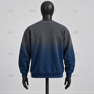 Sudadera con Capucha para Hombre, 100% Poliéster, Cuello Tejido, Color Sólido, Corte Holgado, Otoño, Casual, Cómoda, Transpirable, Ecológica - Product Image 4