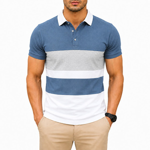 Camiseta de Golf Personalizada con Estampado Patriótico Americano en la Parte Delantera, de Poliéster, Estilo Raglán, Gráfico Retro, Elástica, de Manga Corta, Informal para Hombre - Product Image 4