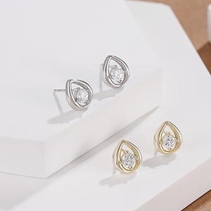 0.20ct Round Lab Grown Diamond Stud <b>Earrings</b> 14k Gold Minimalist Diamond <b>Earrings</b> Dainty Everyday Jewelry Gift for Women - Product Image 4