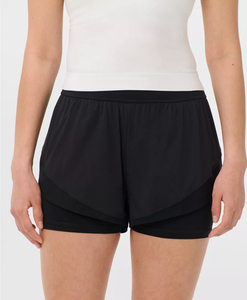 Shorts de course athlétiques respirants à taille haute pour femmes, avec poches larges, séchage rapide, shorts de yoga, vêtements de sport, shorts d'été pour femmes - Product Image 1