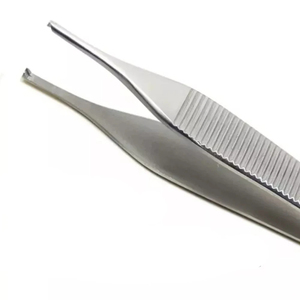 Pinzas Quirúrgicas Adson de Acero Inoxidable de 12 cm, Pinzas de Disección Manuales con Dientes Serrados, Pinzas Quirúrgicas Personalizadas - Product Image 6