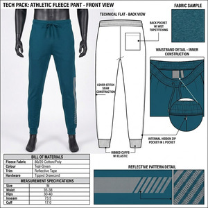 Pantalon de survêtement décontracté pour homme, léger, 100 % coton extensible, avec cordon de serrage, vente en gros, sur mesure, fabricant OEM, fournisseur en gros - Product Image 6