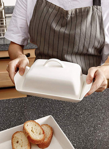 Boîte de conservation de beurre de qualité supérieure avec couvercle transparent pour la conservation du beurre frais et une décoration élégante du comptoir - Product Image 5