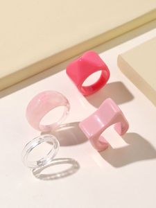 Anillo de Dedo de Resina de Lujo, Joyería Moderna Hecha a Mano, Personalizable para Uso Diario y Regalo de Boda - Product Image 3