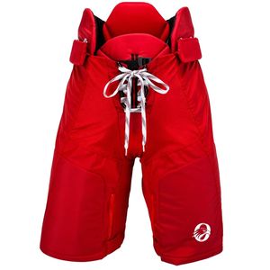 Women <b>Red</b> Padded Ice Hockey Shorts with Waist <b>Belt</b> Protective Sports Pants Lightweight Athletic Training Clothing - Product Image 1
