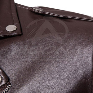 Chaqueta de Invierno para Hombre, de Cuero Vacuno Genuino, con Cierre de Cremallera, Ecológica, Transpirable, Casual, para Exteriores, Diseño Personalizado - Product Image 3