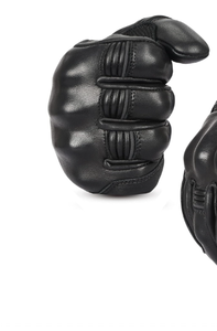 Gants de moto avec protection avancée des articulations, paumes renforcées et fermeture réglable à boucle auto-agrippante au poignet - Product Image 2