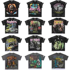 Camiseta Deportiva Corta de Verano, Ajustada, 100% Algodón, Tejido de Punto, Estampado Digital con Tinta Blanca, Decorada con Pedrería - Product Image 4