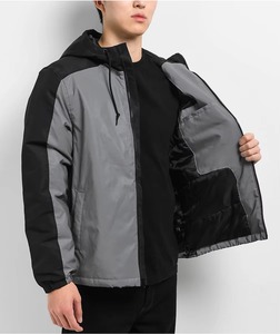 Custom Made Hooded Waterproof Quick Dry Breathable Polyester/Nylon Casual Autumn Windbreaker <b>Jacket</b> Men Outdoor Clothing Custom - Product Image 4