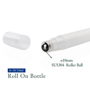 Botella enrollable de 10ml, muestra alta de desodorante y perfume con metal y plástico para aceites esenciales - Product Image 6