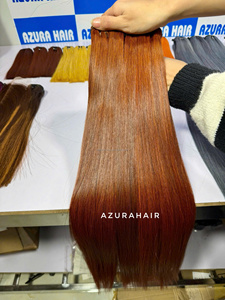 Soldes! Cheveux naturels ondulés en trame, 100% cheveux humains vierges vietnamiens, sans nœuds, sans perte, vente en gros - Product Image 2