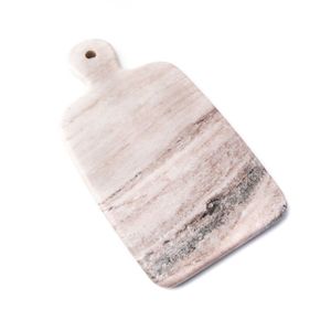 Planche à découper en marbre de forme rectangulaire avec poignée, lavable au lave-vaisselle, emballage individuel - Product Image 3