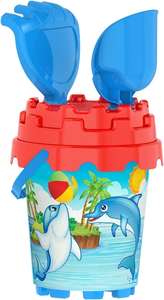 Seau à sable en plastique durable et sûr pour les enfants, facile à manipuler, avec poignée, jouets de plage pour enfants - Product Image 4