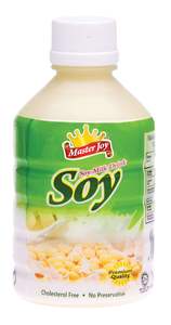 Lait de soja prêt à boire stérilisé, non OGM, de qualité supérieure, certifié HALAL, MASTER JOY Malaisie, en bouteille et en boîte - Product Image 2