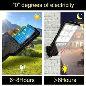 6 confezioni sensore di movimento ad energia solare da giardino esterno luce 108 pannocchia illuminazione ecologica - Product Image 6