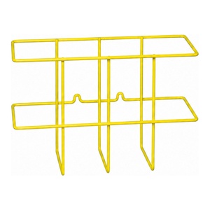 Porte-documents métallique pliable Brady jaune pour fiches de données de sécurité et documents de sécurité - Product Image 1