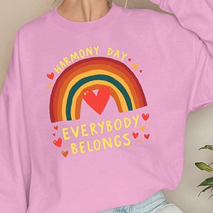 Sudaderas arcoíris corazón HARMONY DAY TODOS PERTENECE Mujer - Product Image 2