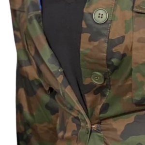 Camouflage stripped <b>Jacket</b> Full Zip Outdoor Outerwear Lightweight Casual Style Fashion Apparel Everyday Wear Clothing - Product Image 5