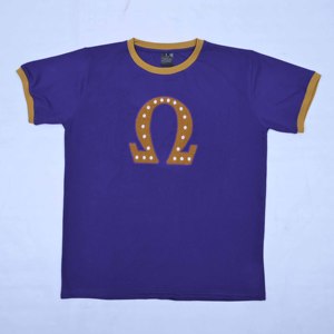 Camiseta de Alta Calidad Estilo Urbano, 100% Algodón, Bordado Chenille con Letras, Dobladillo Curvo, Color Sólido, Corte Regular, Ecológica, de Secado Rápido - Product Image 6