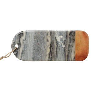 Planche à découper en bois de forme personnalisée pour cuisine, plateau de service pour fromages et viandes, prix de gros, bloc de planche à découper en bois grainé - Product Image 3