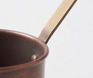 Antique Copper Measuring Cups Set With Brass Handles Heat Resistant Metal Kitchen <b>Tools</b> For Cooking And Baking - Product Image 2