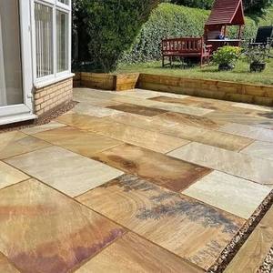 Dalle de pierre naturelle en grès fossile jaune beige, taille personnalisée, surface polie, design moderne, panneau décoratif en pierre pour intérieur - Product Image 5