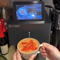 EB-FC1 Evebot Imprimante alimentaire 3D PLA Wi-Fi automatique, couleur café, plateau chauffant en aluminium, USB, garantie 1 an