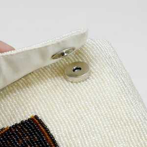 Handmade Beaded Embroidered Tote Bag Women Fashion Casual Shopping <b>Handbag</b> Cross-<b>stitching</b> & Needlework - Product Image 3