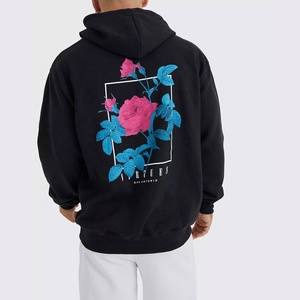 100% Cotton Solid Digital Printed Heavy 310g <b>Pullover</b> Sweatshirt Custom Logo Fleece Eco-Friendly Streetwear Winter Hoodie <b>Men</b> - Product Image 5