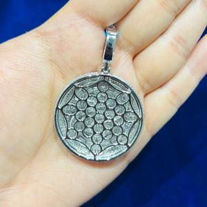 จี้เพชรโมอิสซาไนต์รูปตัวอักษร S เงินแท้ 925 สไตล์ฮิปฮอป ประดับเพชรเต็มตัว ของขวัญสำหรับผู้ชายและผู้หญิง - Product Image 3