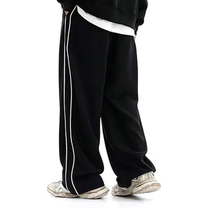 Fabricant OEM de pantalons de jogging amples et tendance pour hommes, personnalisables avec impression et broderie - Product Image 3