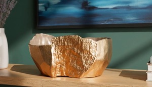 Premium <b>Gold</b> Finished Brass Decorative Bowl Perfect For Living Room Dining Area <b>Console</b> <b>Tables</b> And Modern Interior Decor - Product Image 2