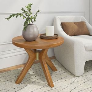 Handcrafted Wooden <b>Side</b> <b>Table</b> For <b>Sofa</b> <b>Side</b> Placement And Elegant Home Interior Decoration Purpose - Product Image 5