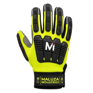 Gants de mécanicien haute performance MALUZA INDUSTRIES, flexibles, respirants, antidérapants, compatibles écran tactile, anti-humidité, robustes pour garage - Product Image 1