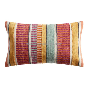 Jeter taie d'oreiller décoration de la maison housse de coussin tissé taie d'oreiller décoration de la maison luxe du fournisseur indien - Product Image 3