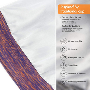 Bonnet en tricot doublé satin chaud pour cheveux naturels – Chapeaux d'hiver personnalisables avec service OEM/ODM - Product Image 5