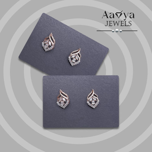 Pendientes de Diamantes Cultivados en Laboratorio de 0.40 Quilates, Certificados por HRD, Oro de 14K, Joyería Fina de Lujo para Mujer, para Bodas - Product Image 5