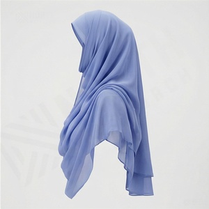 Hijab Islamique pour Femmes, Nouvelle Mode, Vente Chaude, Hijab Premium à Dégradé Ombre Marbré, Hijab Tendance, Écharpe Douce et Respirante pour Femmes Arabes - Product Image 3