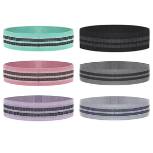 Juego de 3 Bandas de Resistencia de Poliéster para Cadera con Logotipo Personalizado, Tallas S, M, L, Bandas de Ejercicio para Gimnasio, Bolsa de Malla Portátil - Product Image 2