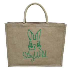 Bolsa de compras ecológica de yute con cremallera, tamaño: longitud-40 cm, ancho-48 cm, fuelle-14 cm, exportación directa desde fábrica de Bangladesh. - Product Image 2