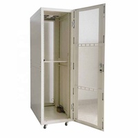 Armoire de serveur et de réseautage pour centre de données, avec porte frontale perforée incurvée haute densité, fabriquée en usine selon les normes ISO chinoises