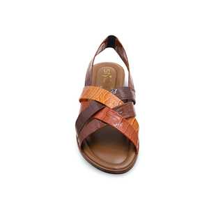 FR5296รองเท้าแตะมัสตาร์ดส้นเป็นทางการ - Product Image 1