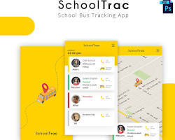 Application de suivi de bus scolaires pour le suivi GPS en temps réel, les itinéraires sécurisés, les alertes d'arrivée, les mises à jour du conducteur et les notifications de ramassage des élèves. - Product Image 3